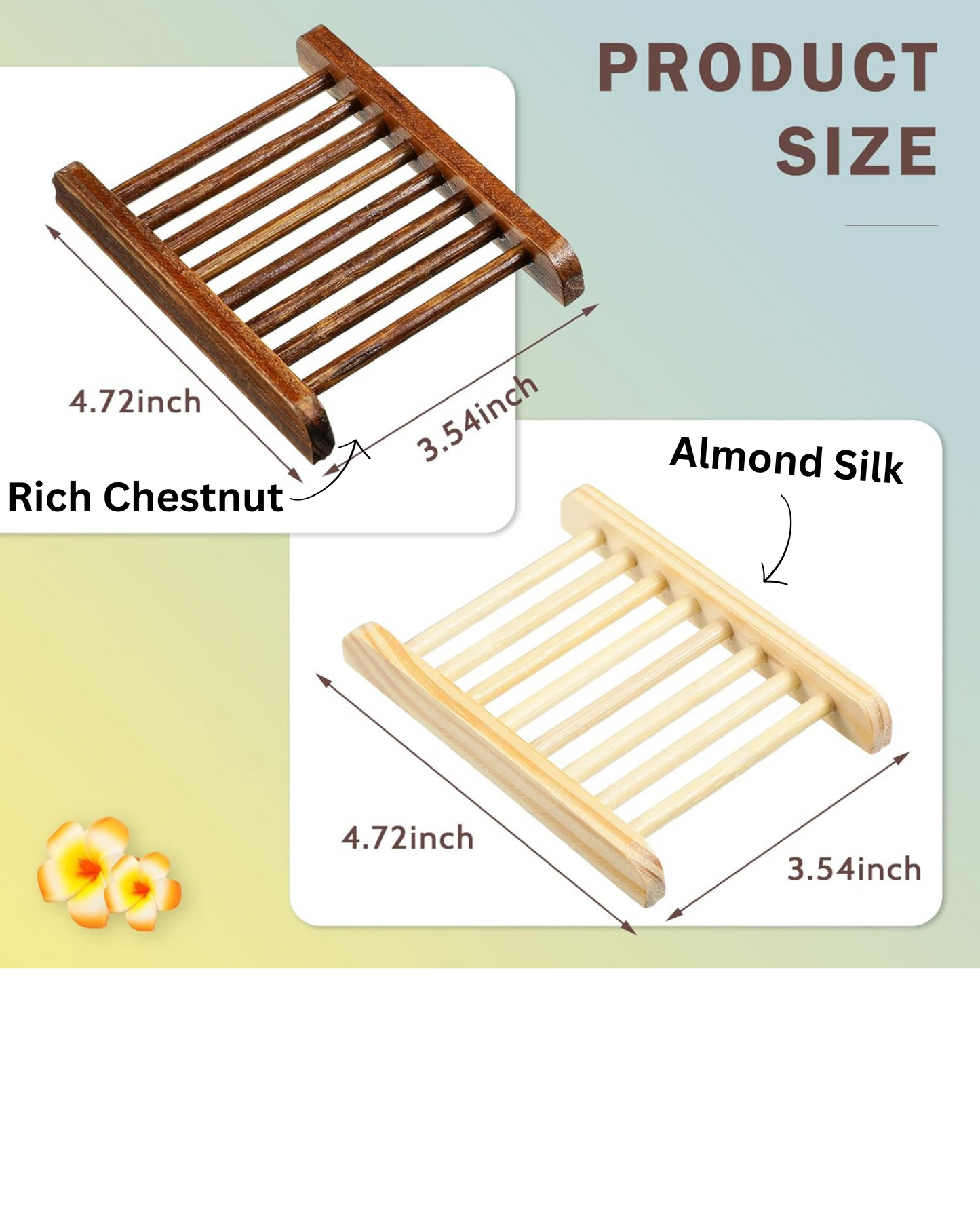Bamboo Wood Soap Holder